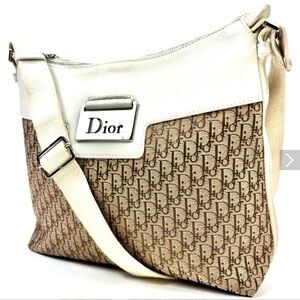 Dior Beige and Cream Crossbody Bag